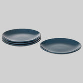 FÄRGKLAR Side plate, glossy dark turquoise, 20 cm/ Pack of 4